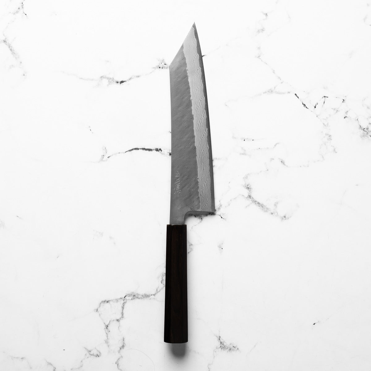 Nigara Hamono VG10 Tsuchime Damascus Kiritsuke 240mm - Ebony