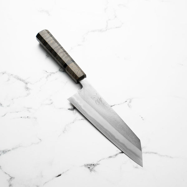 Yoshikane (Hatsukokoro) SKD Nashiji Bunka 165mm - Dark Maple