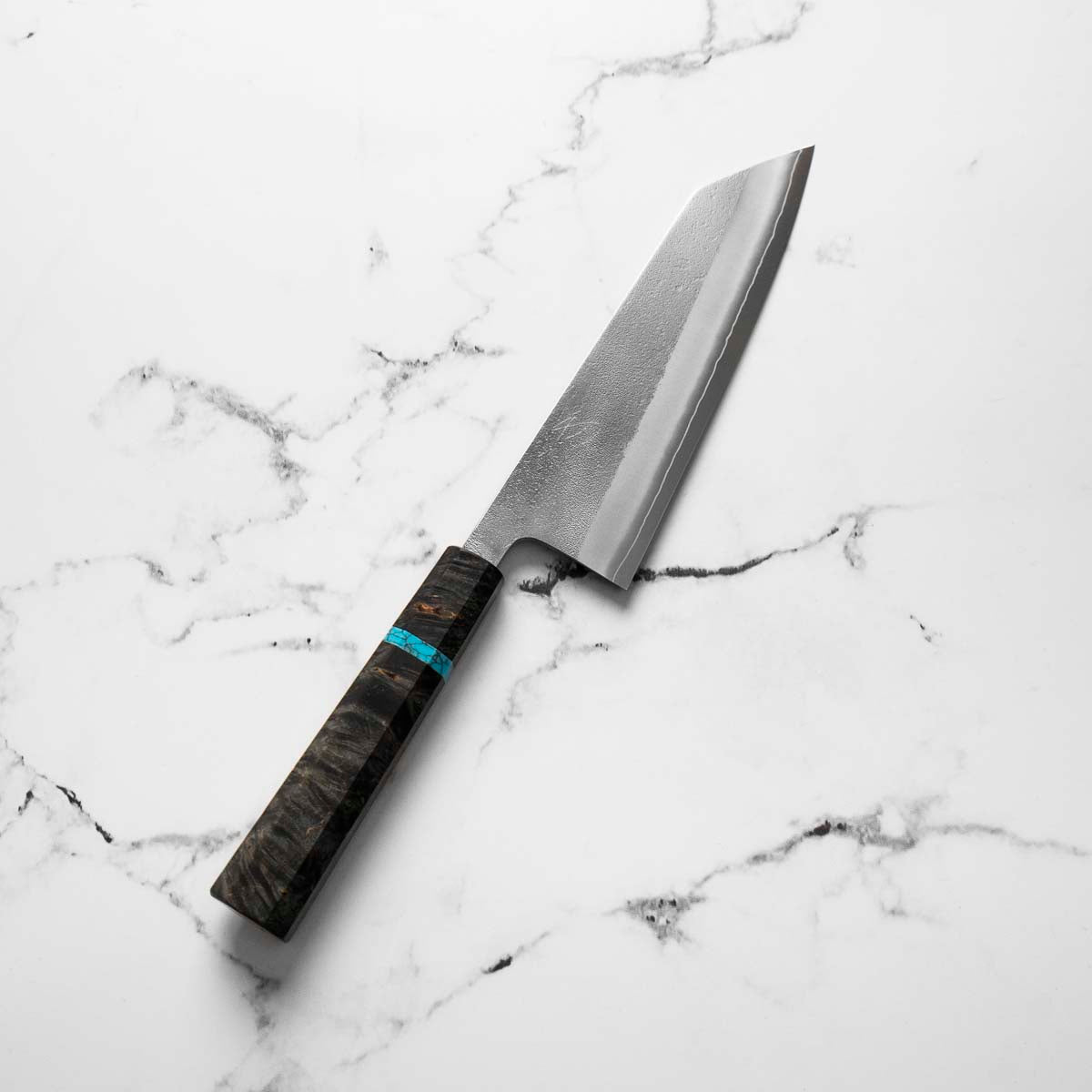 Yoshikane (Hatsukokoro) SKD Nashiji Bunka 165mm - Maple Turquoise