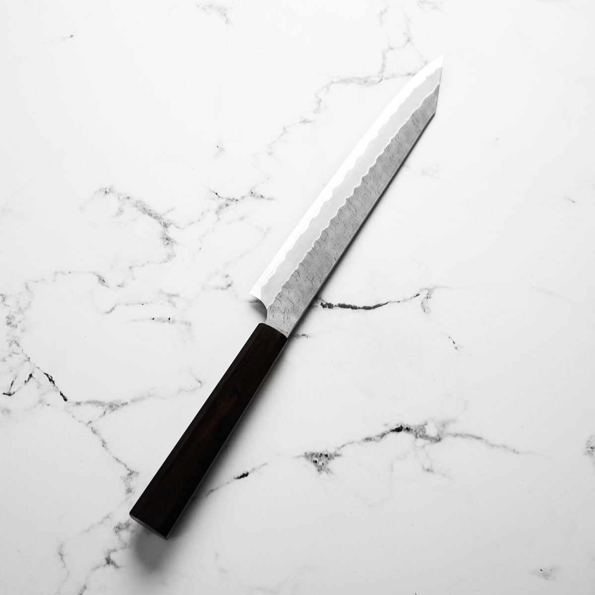 Nigara Hamono Blue Super Tsuchime Kiritsuke Sujihiki 255mm - Ebony