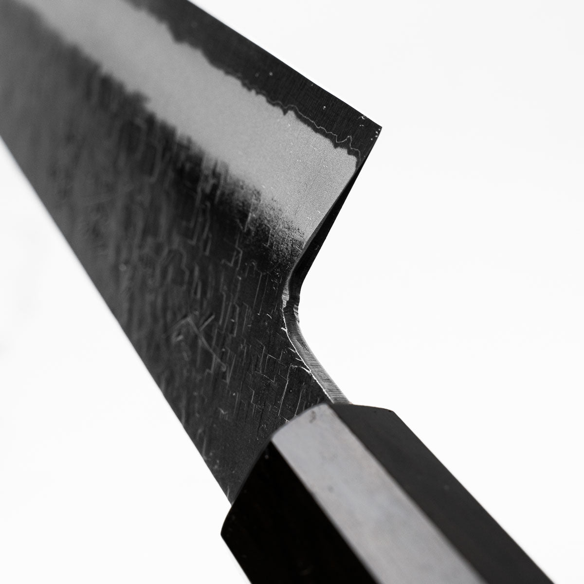 Shigeki Tanaka Blue 2 Stainless Clad Kurouchi Santoku 180mm