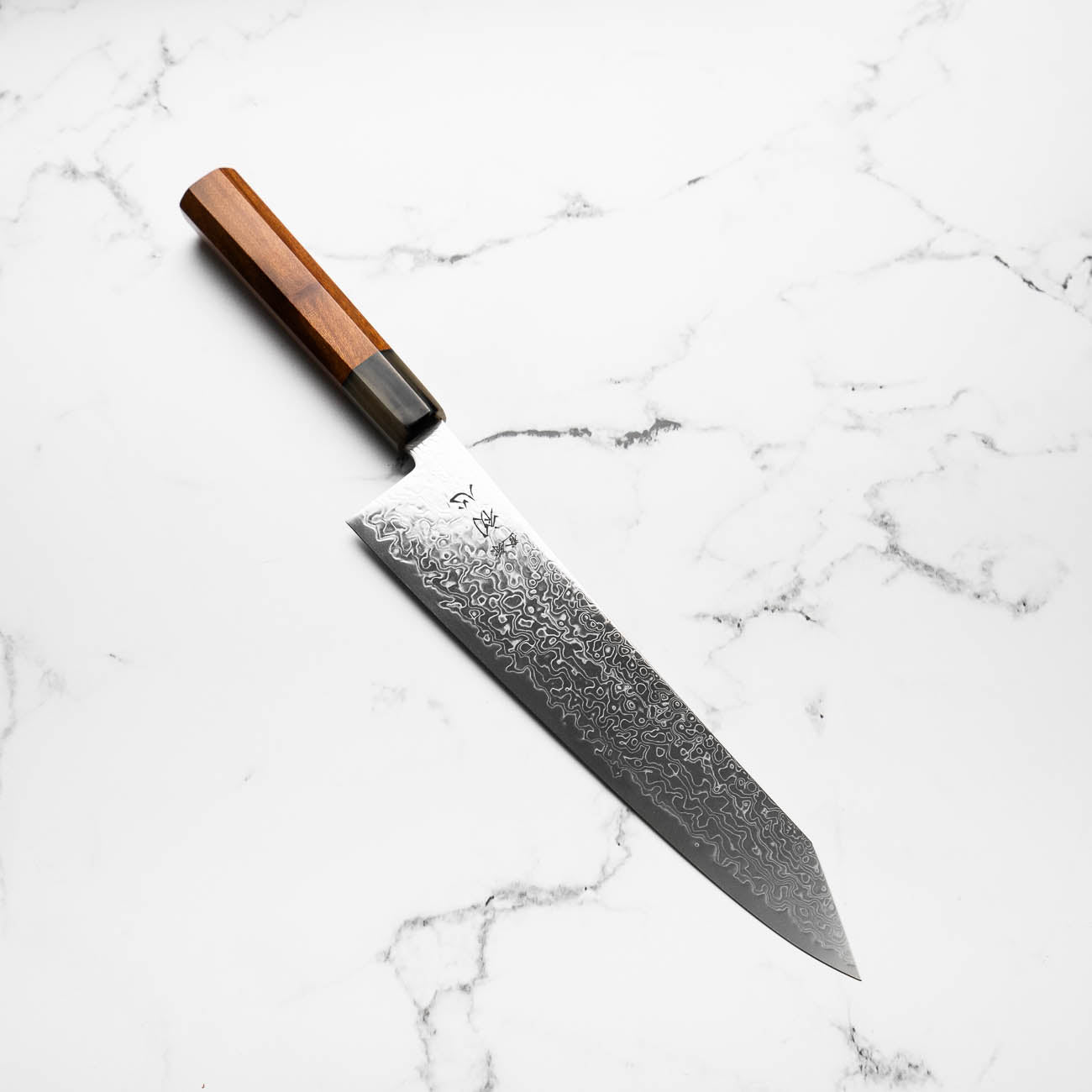 Hatsukokoro Ryuhyo SG2 Damascus Kiritsuke Gyuto 240mm - Quince