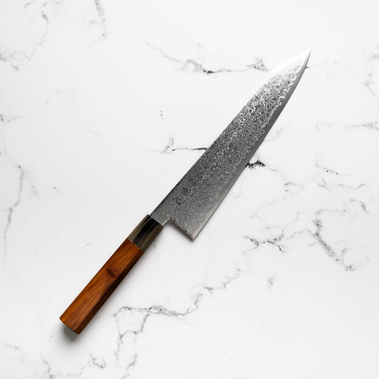 Hatsukokoro Ryuhyo SG2 Damascus Kiritsuke Gyuto 240mm - Quince