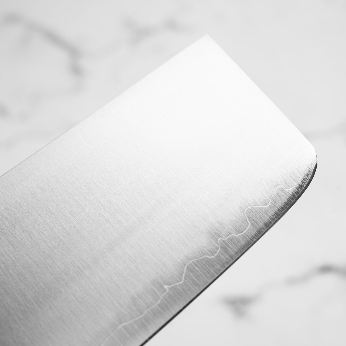 Tsunehisa Migaki Blue Super Nakiri 160mm - Dark Carbon Fibre