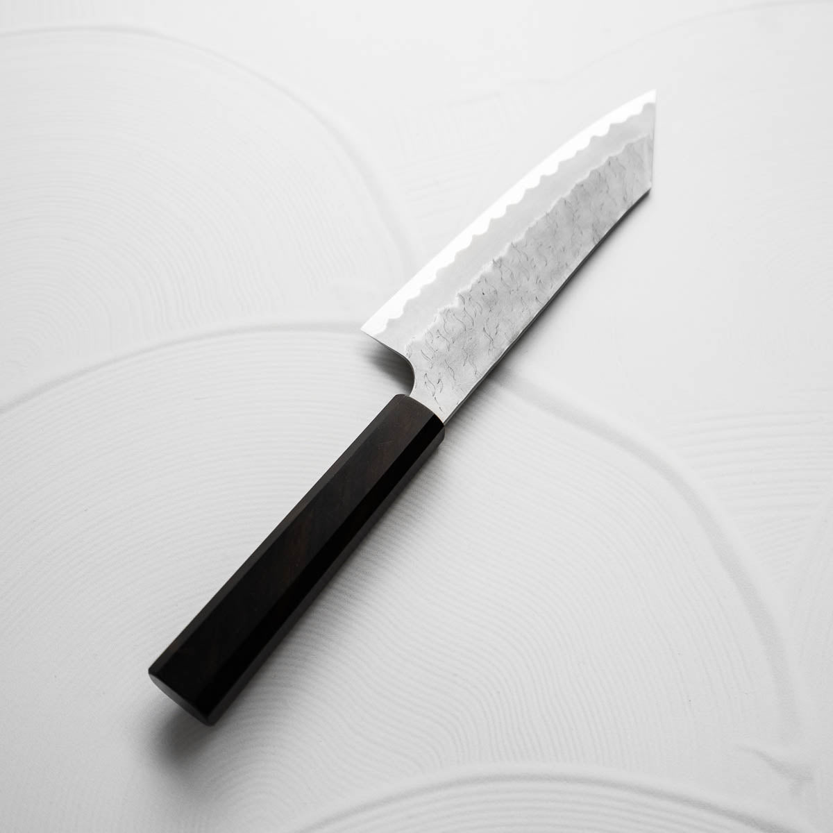 Nigara Hamono Blue Super Tsuchime Bunka 180mm - Ebony