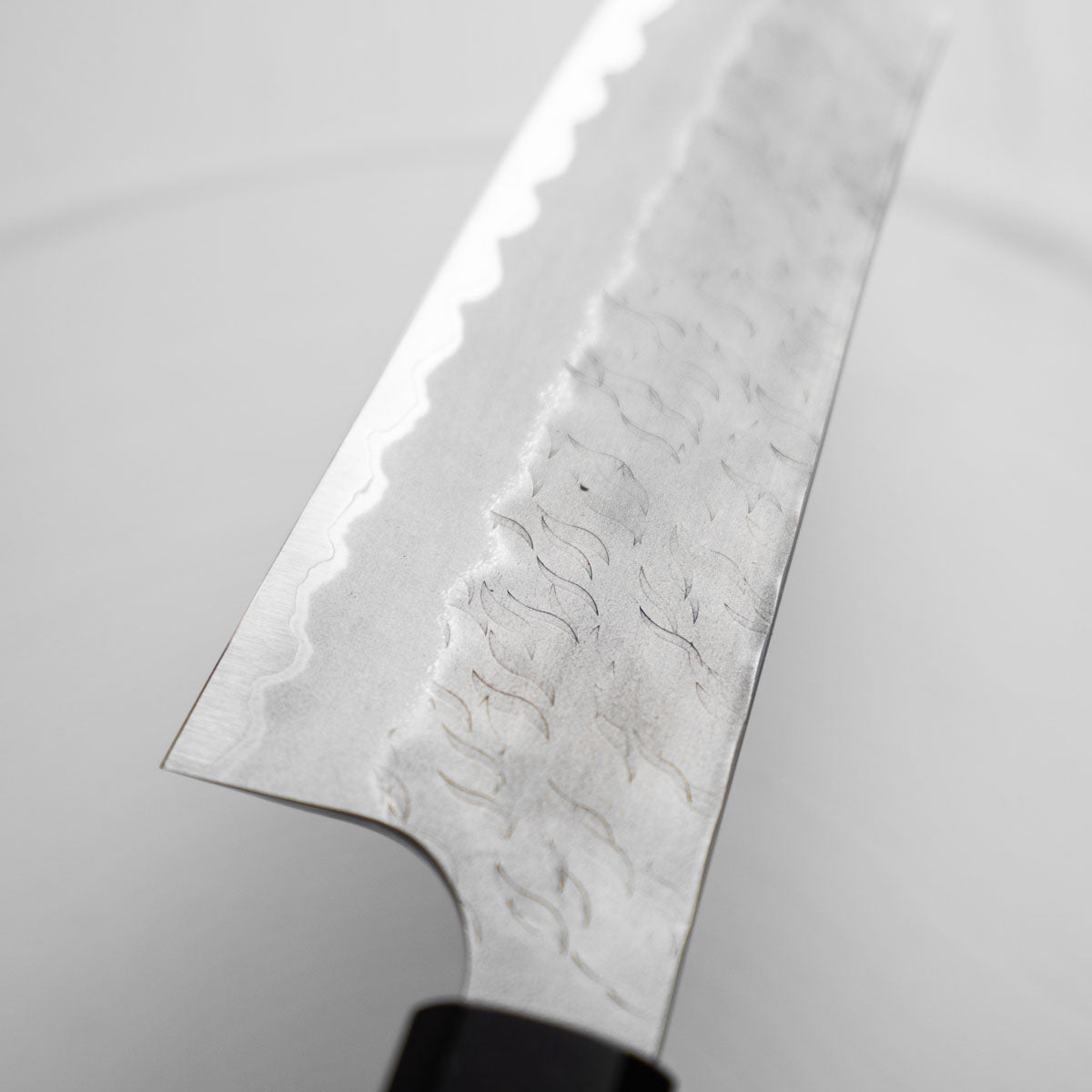 Nigara Hamono Blue Super Tsuchime Bunka 180mm - Ebony