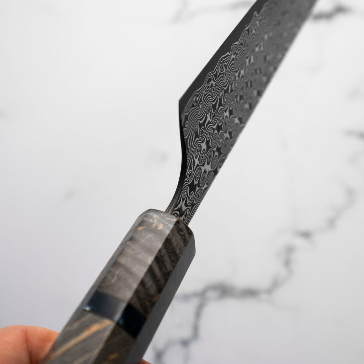 Nigara Hamono SG2 Raindrop Damascus Kiritsuke Gyuto 240mm