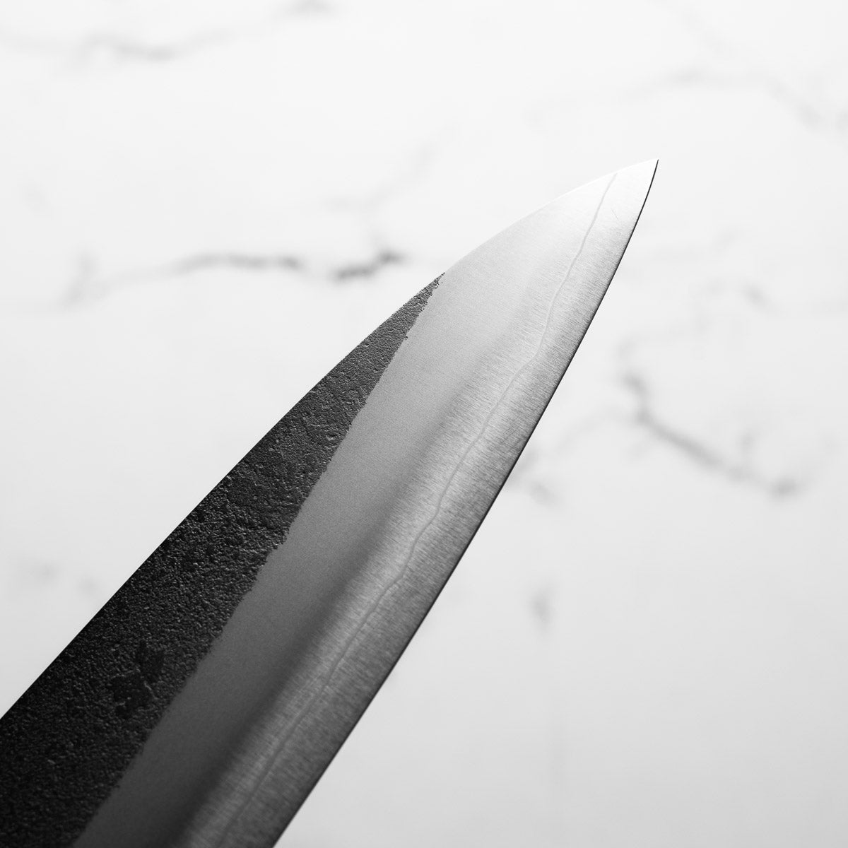 Yoshikane Hamono (Hatsukokoro) SKD Nashiji Gyuto 210mm - Ebony