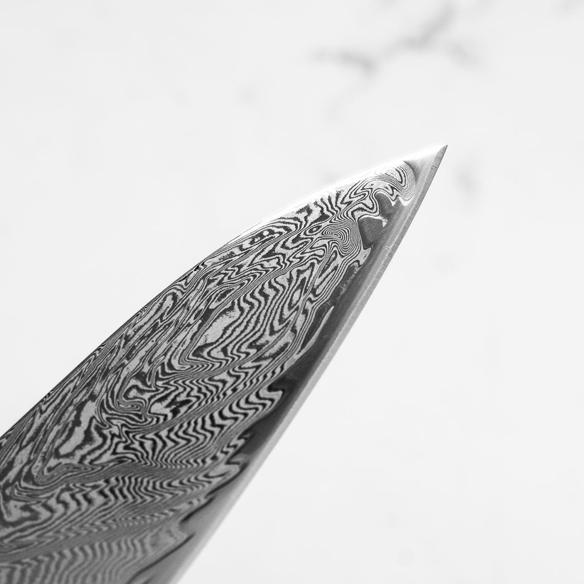 Tsunehisa SRS13 Damascus Gyuto 180mm - Black Oak