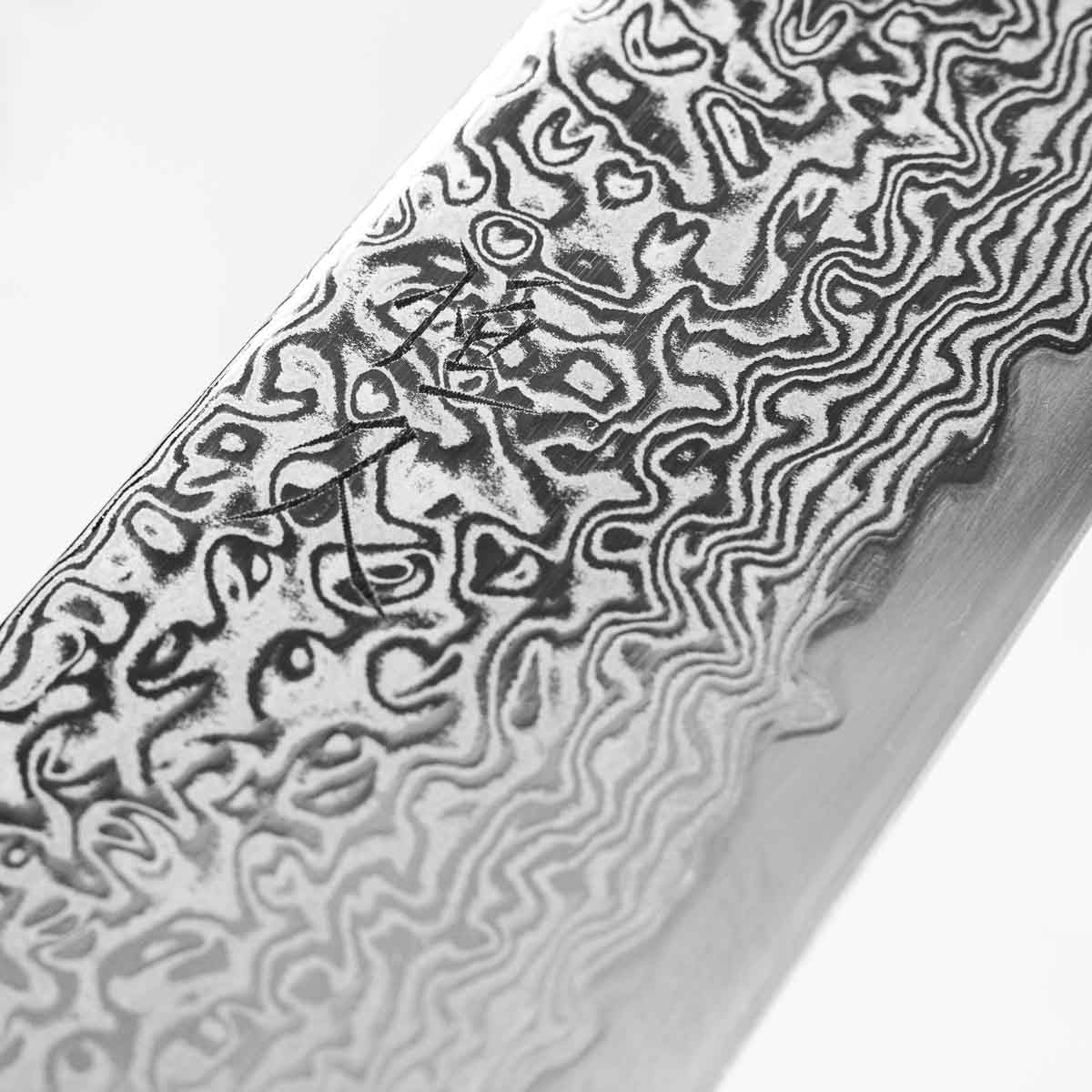Tsunehisa SRS13 Damascus Kiritsuke 210mm - Black Oak