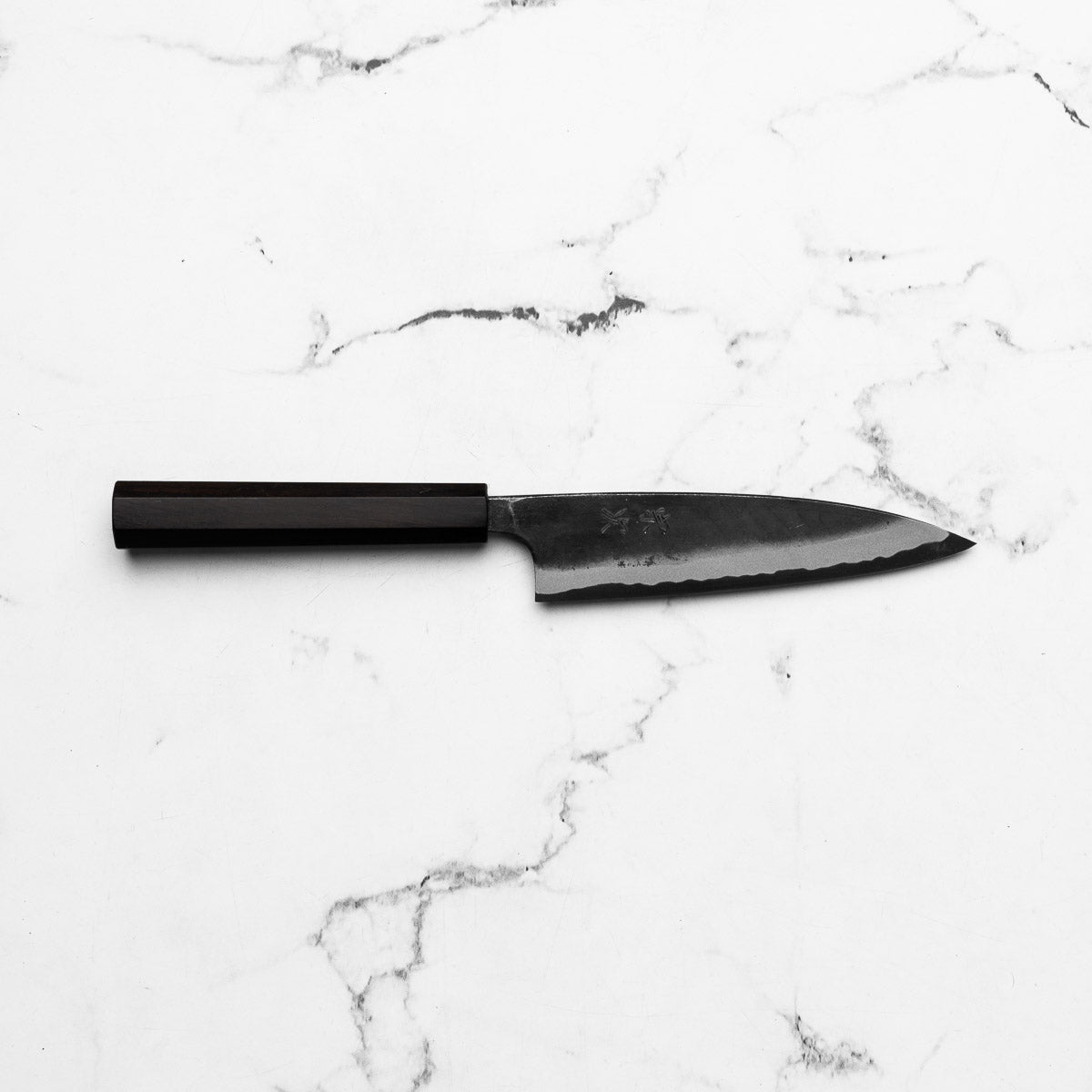 Morihei Munetsugu Blue 2 Kurouchi Petty 135mm