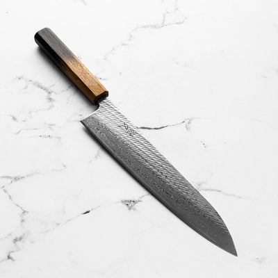 Tsunehisa Nawame Gyuto 240mm - Burnt Oak