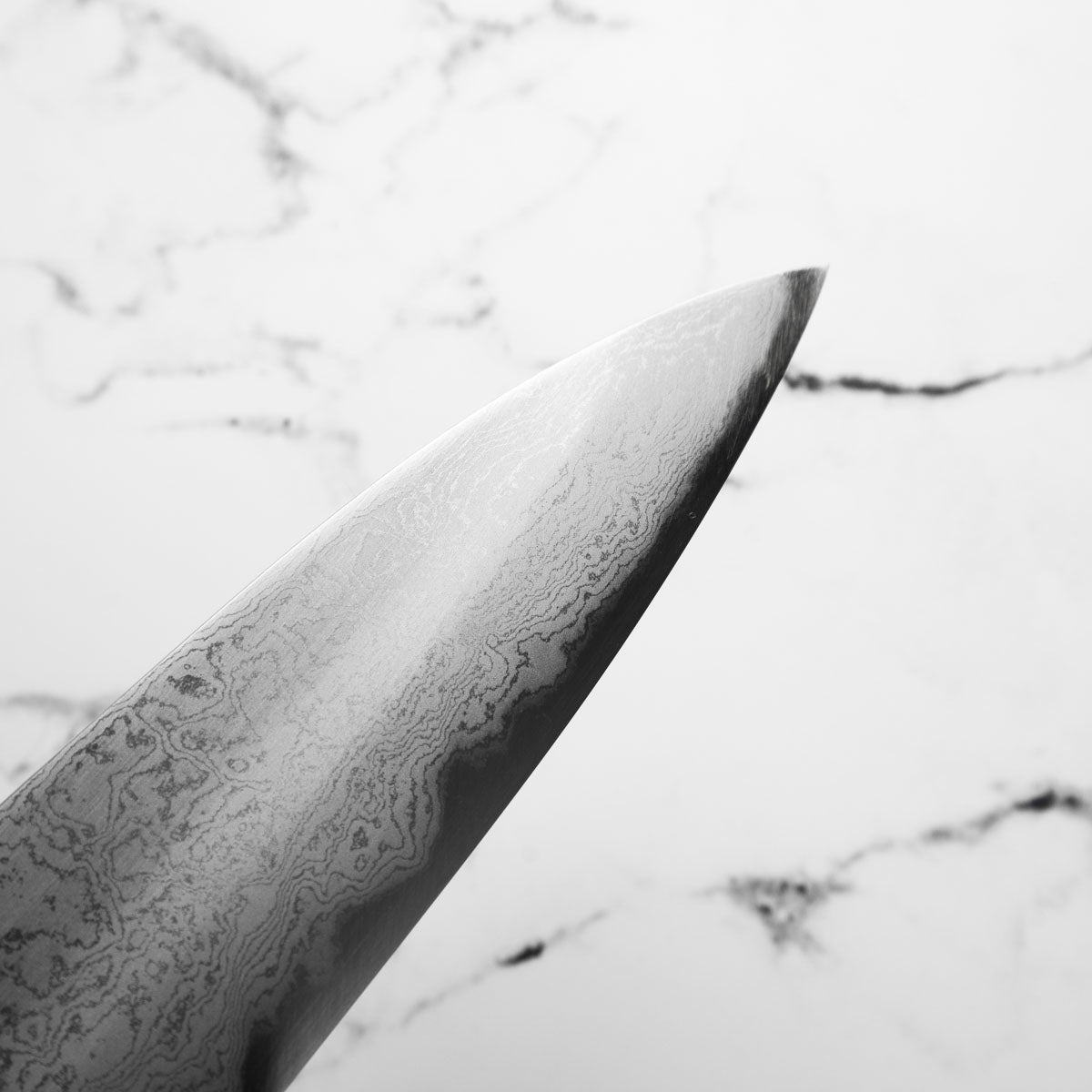 Mazaki Blue 2 Hon-Sanmai Damascus Gyuto 240mm