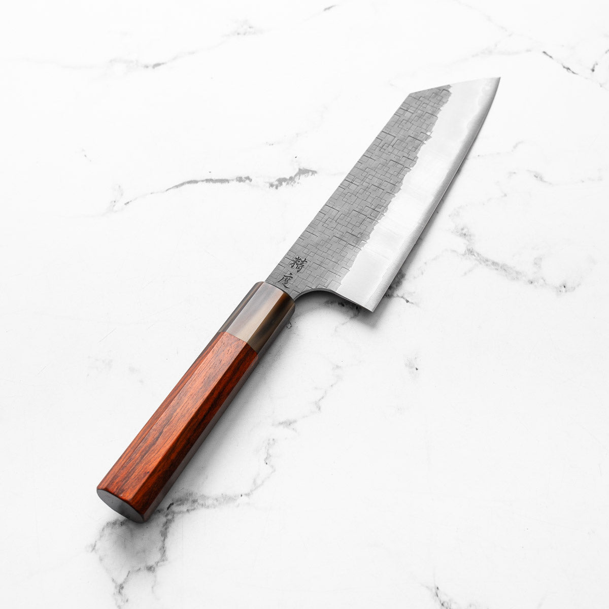Seido "Aomori" Ginsan Tsuchime Bunka 165mm - Siamese Rosewood