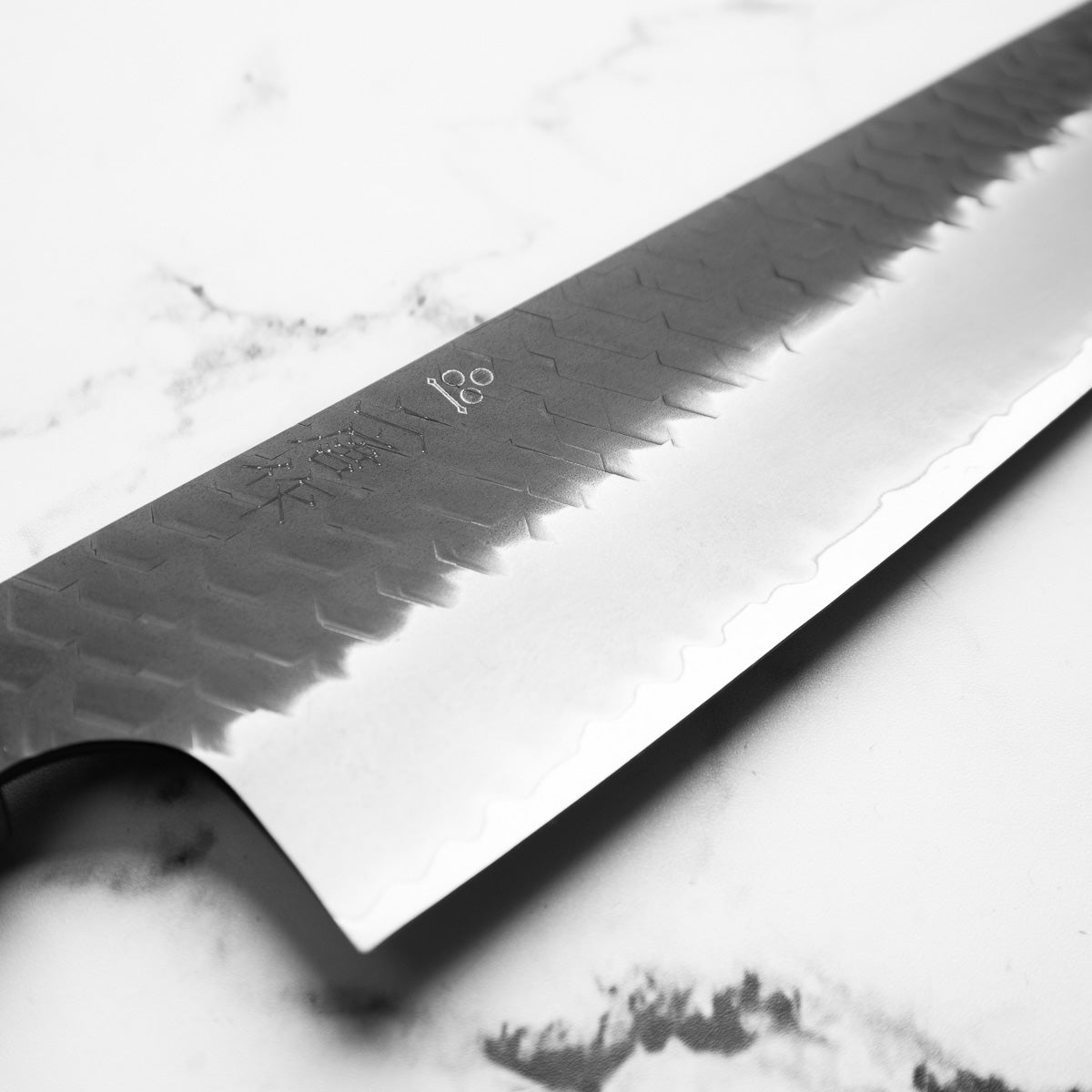 Nigara Hamono SG2 Kurouchi Tsuchime Gyuto 240mm - Ebony