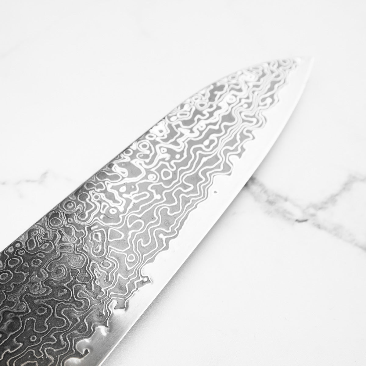 Hatsukokoro Ryuhyo Kurozome SG2 Damascus Gyuto 240mm - Maple Turquoise