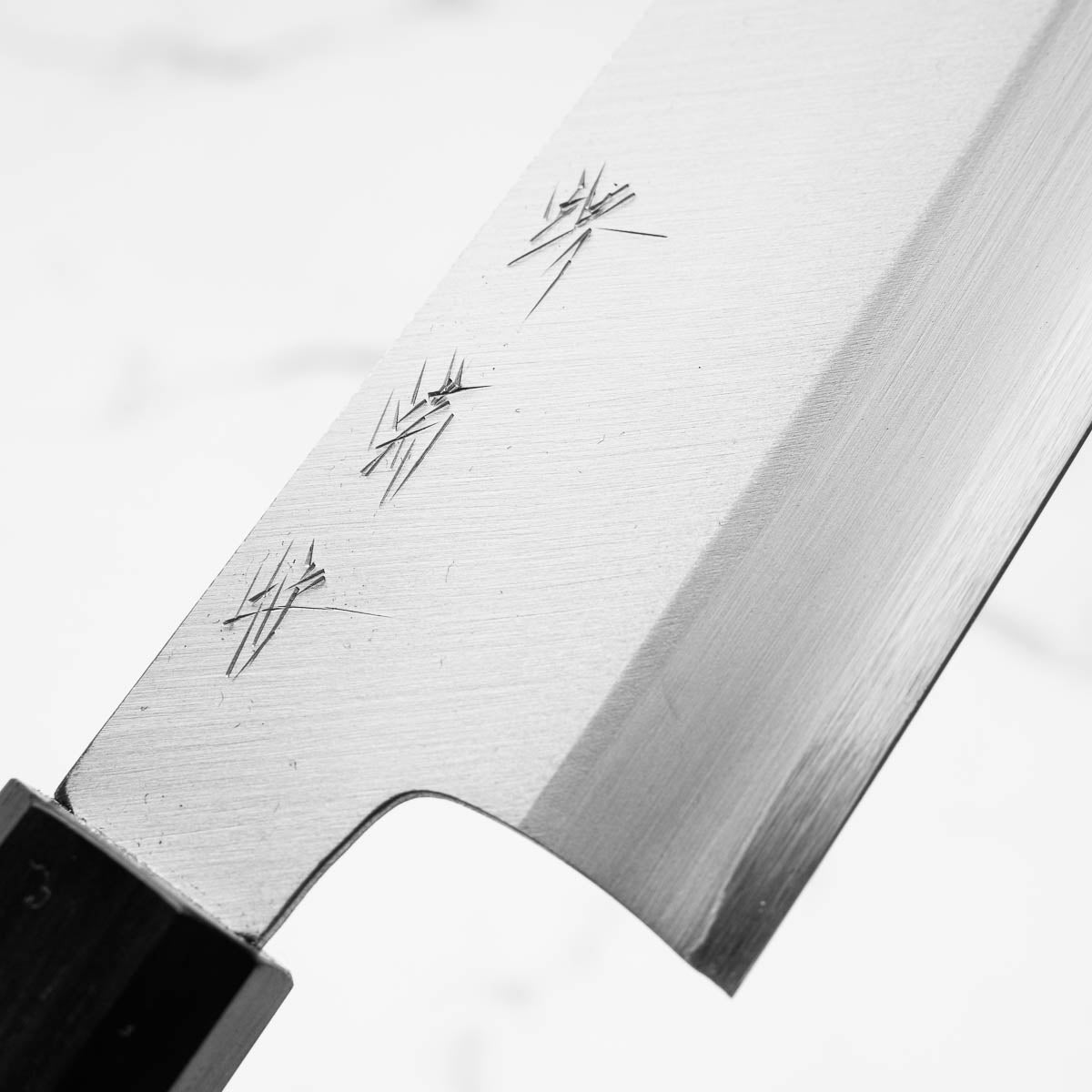 Sakai Kikumori QAS Blue Super Bunka 180mm - Mono Ebony