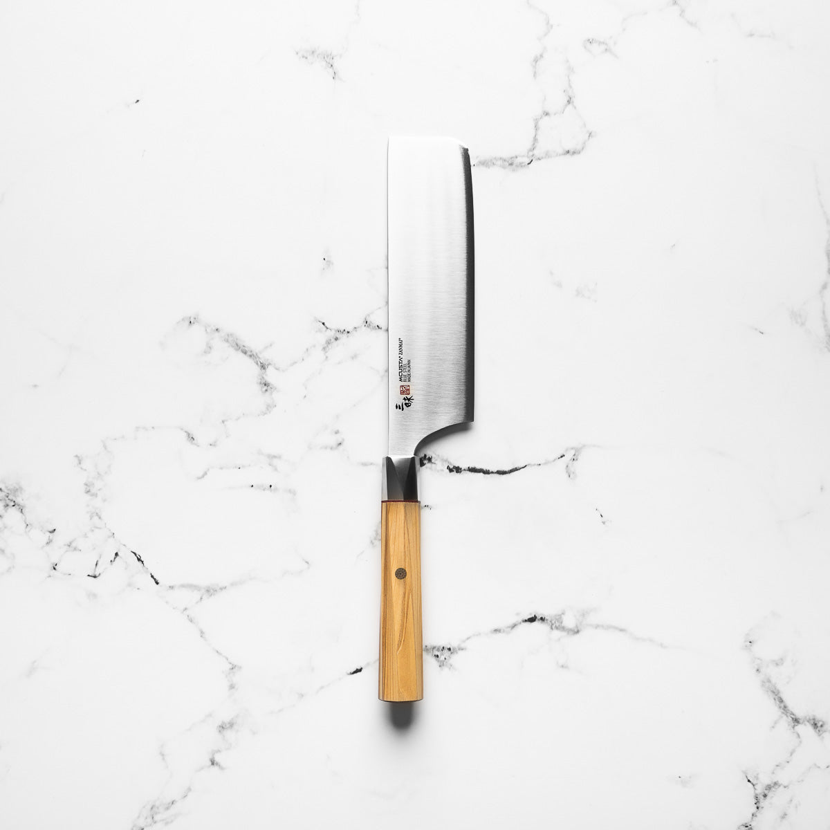 Mcusta Zanmai "Beyond" Blue Super Nakiri 165mm