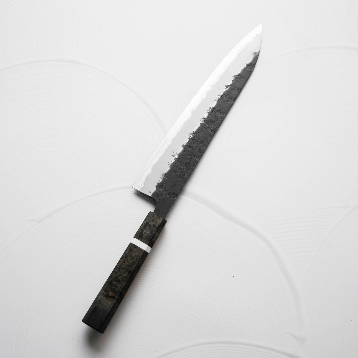 Tsunehisa Kurouchi Blue Super Nashiji Gyuto 240mm - Maple
