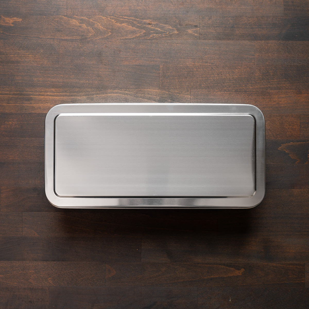 Stainless Yakumi Pan - 3 Compartments - angled view