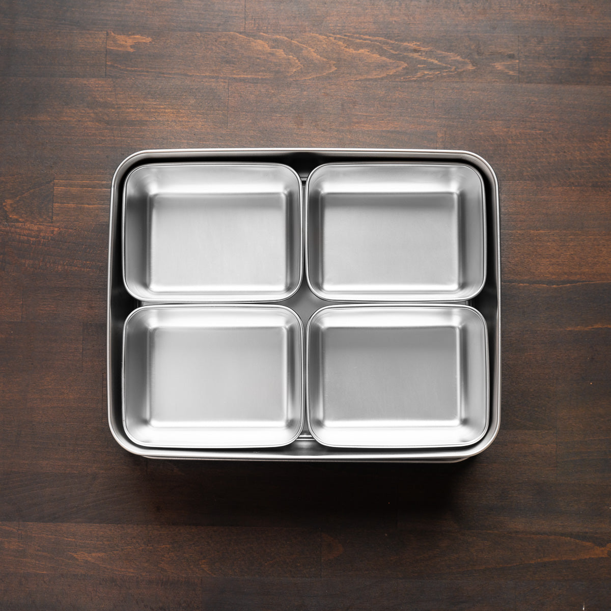 Preorder Only - Stainless Yakumi Pan - 4 Compartments - ETA Mid Sept