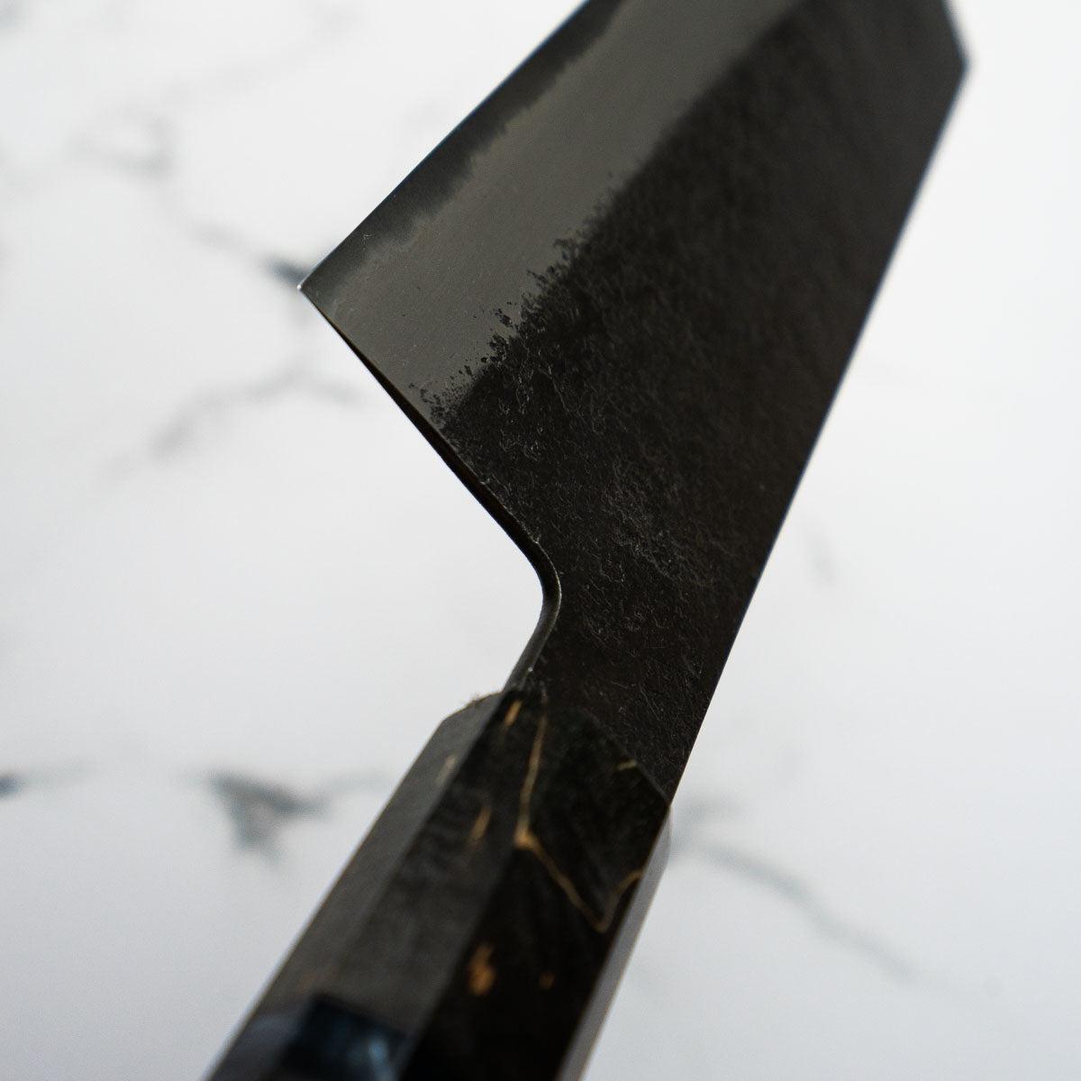 Mutsumi Hinoura Ajikataya White 2 SS Clad Bunka 165mm - Dark Maple