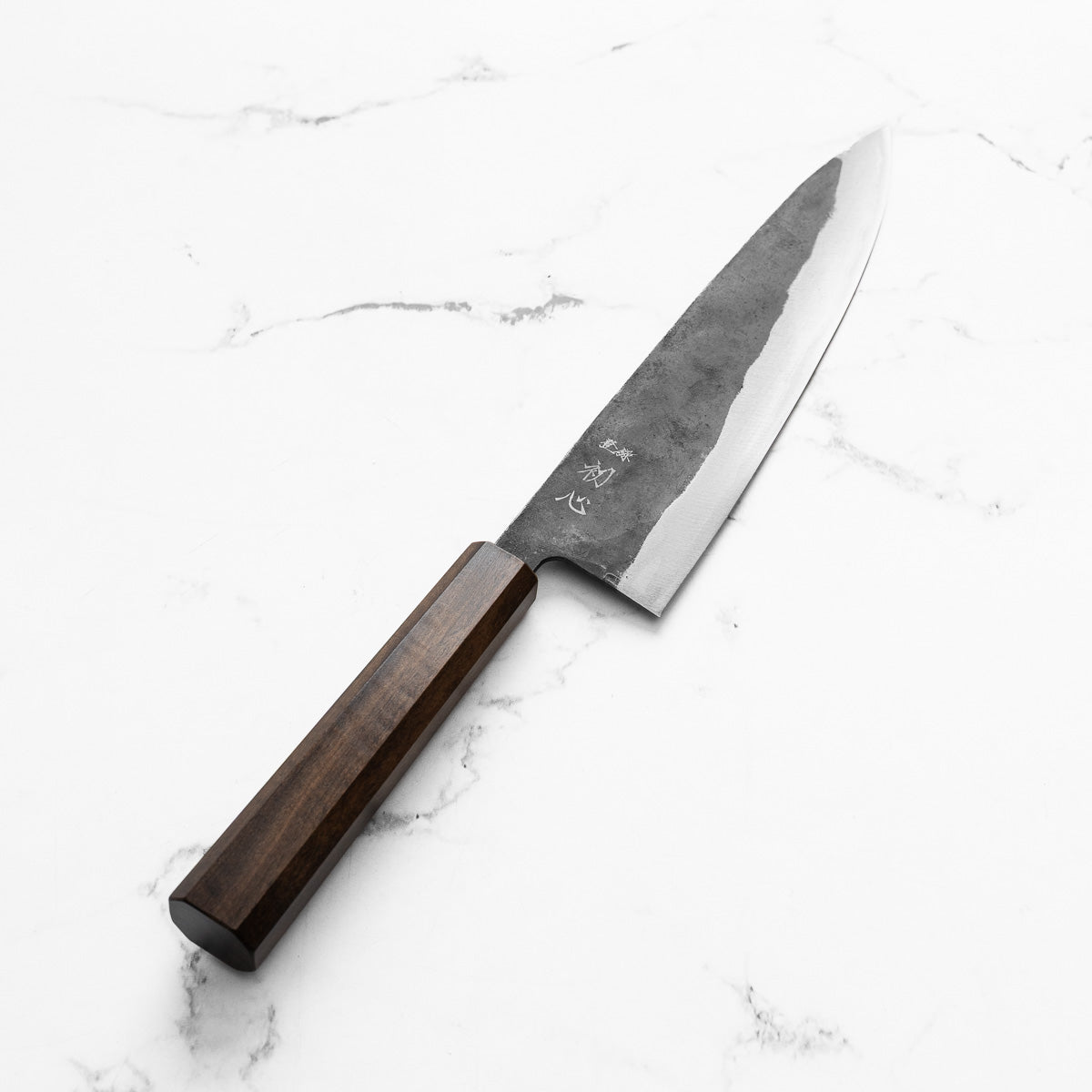 Hatsukokoro Kurogane Blue 2 Gyuto 210mm - Mono Bubinga
