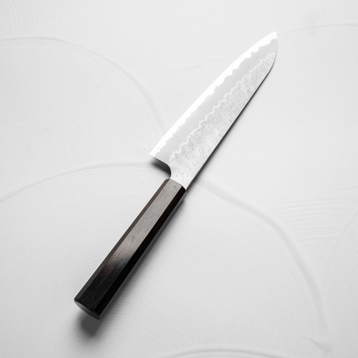 Nigara Hamono Blue Super Tsuchime Gyuto 210mm - Ebony
