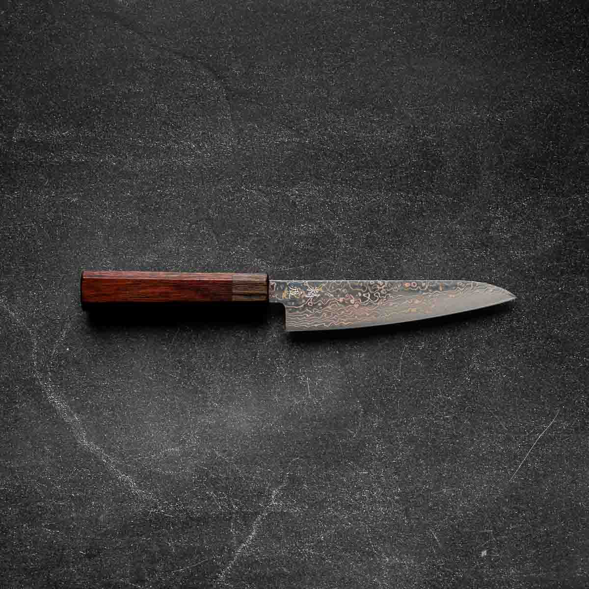 Seido "Niji" VG10W Rainbow Damascus Petty 135mm