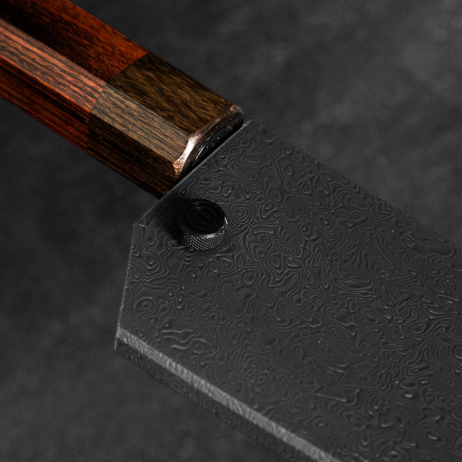 Seido VG10W Rainbow Damascus Gyuto 210mm - Damascus Fitted Saya