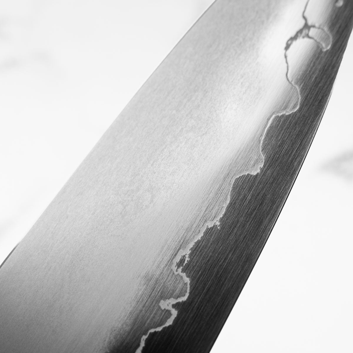 Tetsujin Hamono Ginsan Kasumi Gyuto 210mm - Persimmon