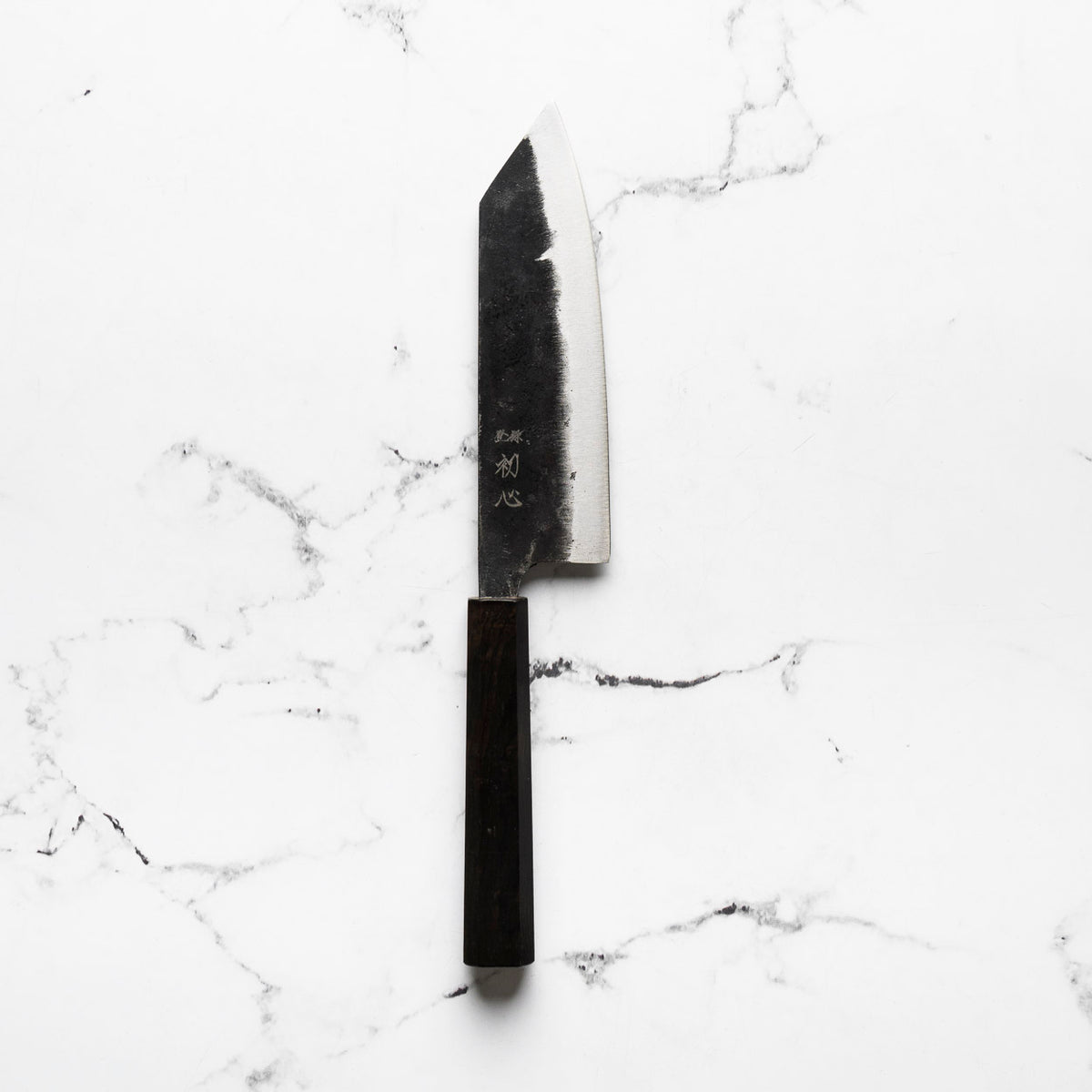 Hatsukokoro Kurogane Blue 2 Bunka 165mm - Ebony