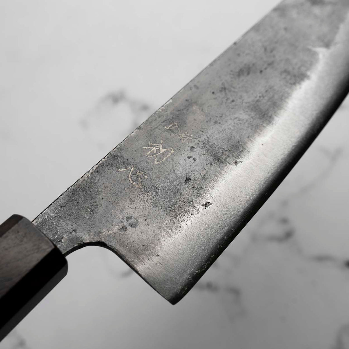 Hatsukokoro Kurogane Blue 2 Bunka 165mm - Ebony