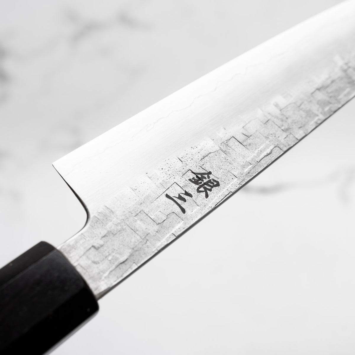 Satoshi Nakagawa Ginsan Tsuchime Petty 150mm - Ebony Turquoise