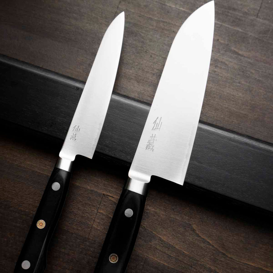 Senzo Professional SG2 - 2 Knife Set with Magnetic Strip