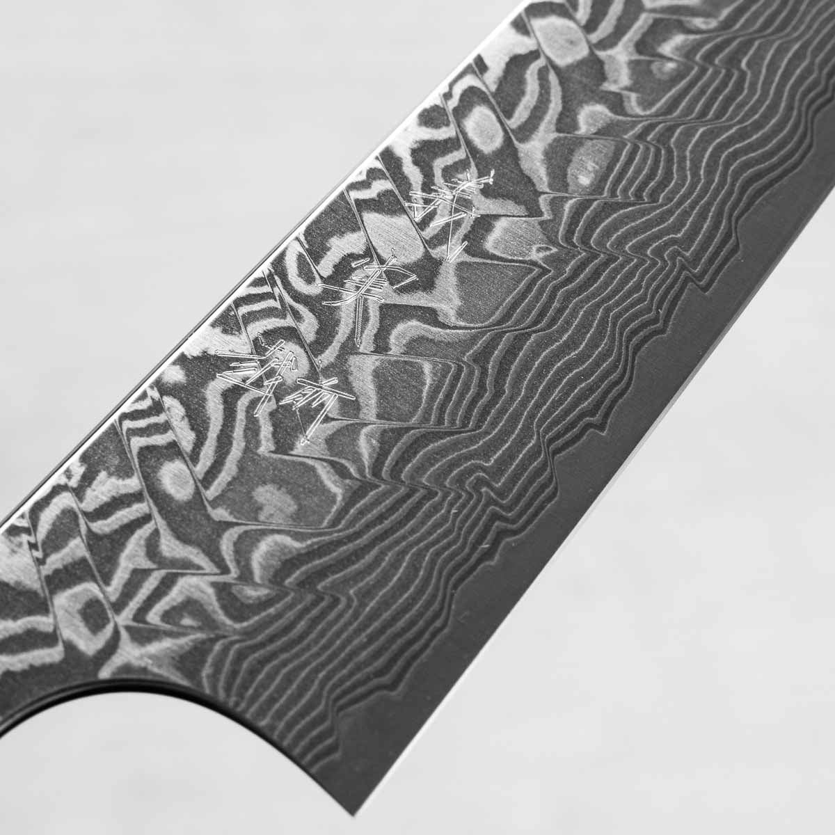 Yoshimi Kato SG2 Black Damascus Damascus Petty 150mm