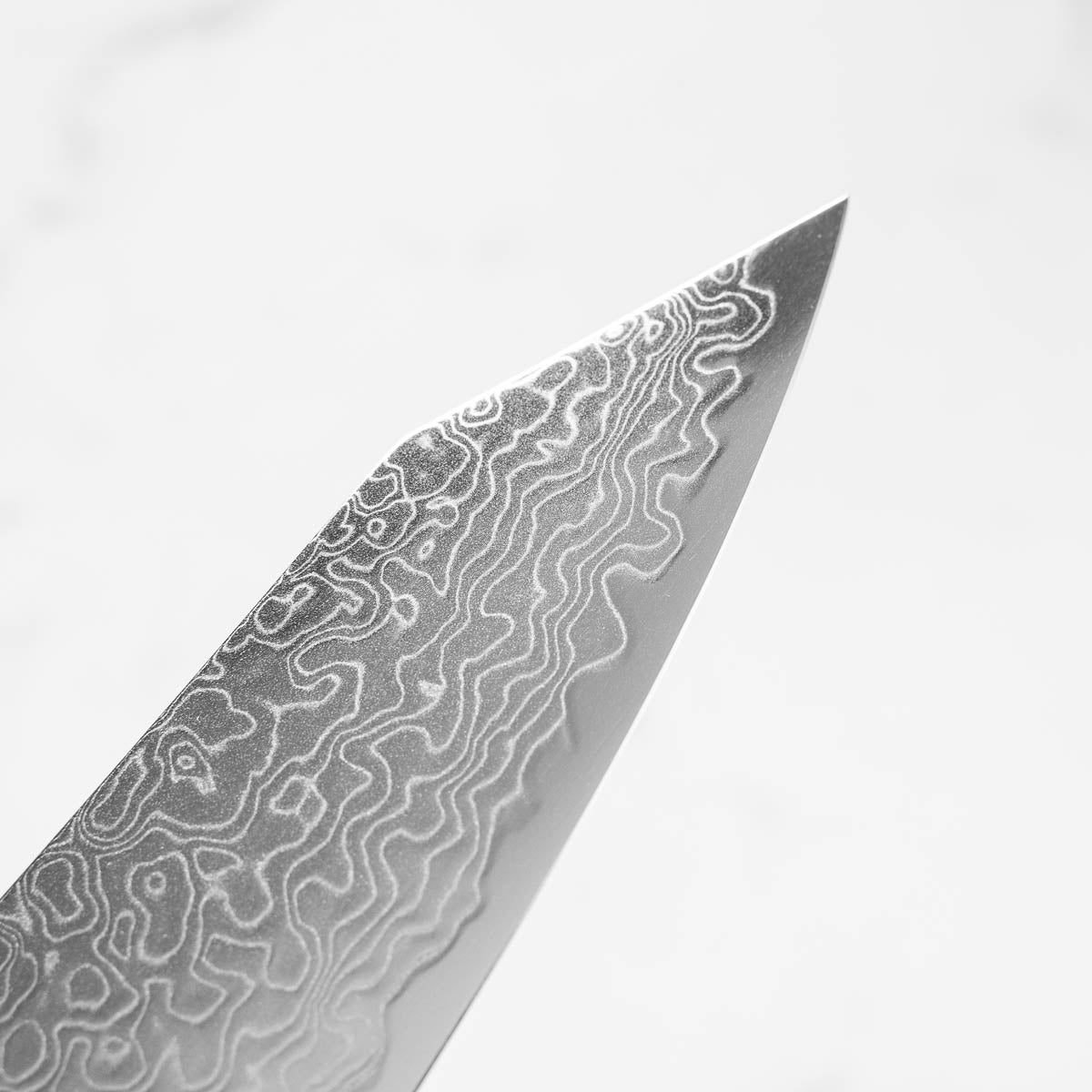 Hatsukokoro Ryuhyo Migaki SG2 Damascus Kiritsuke Gyuto 210mm - Ebony