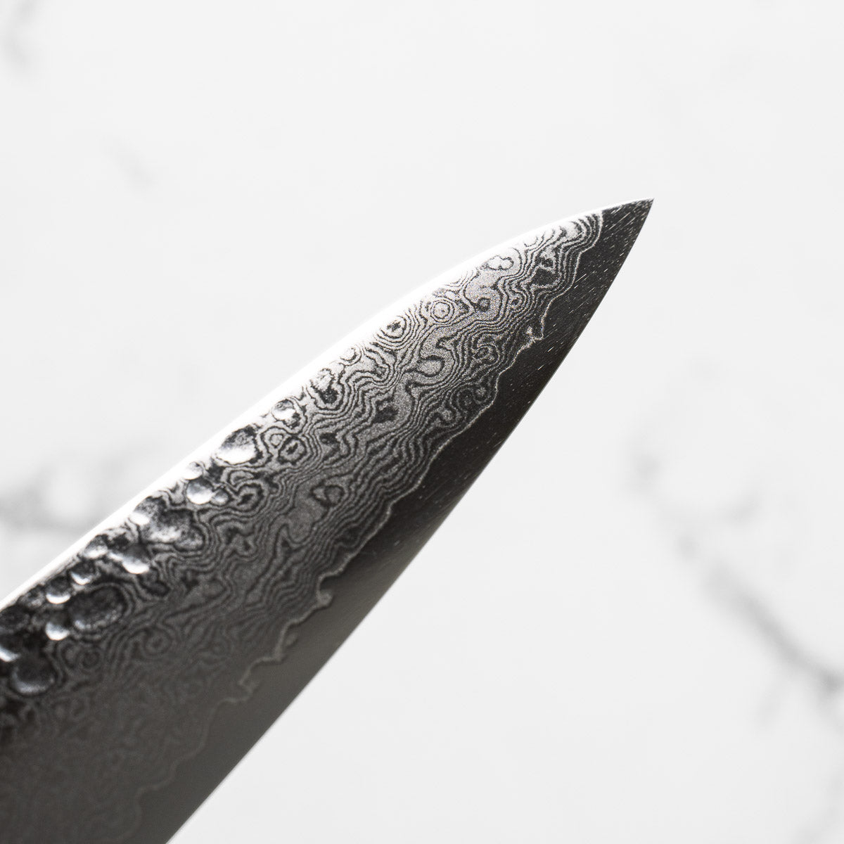 Touroku Sakai Kagayaki VG10 Damascus Tsuchime Sujihiki 240mm