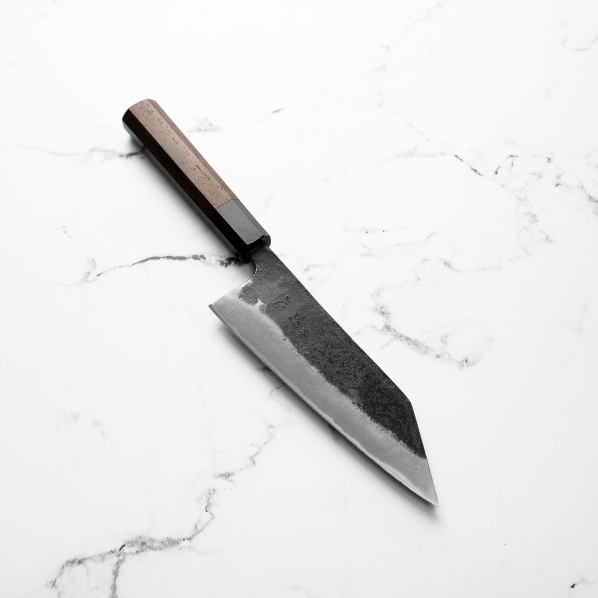 Hatsukokoro Kurokaze Blue 2 Kurouchi Double Bevel Kiritsuke Deba 165mm