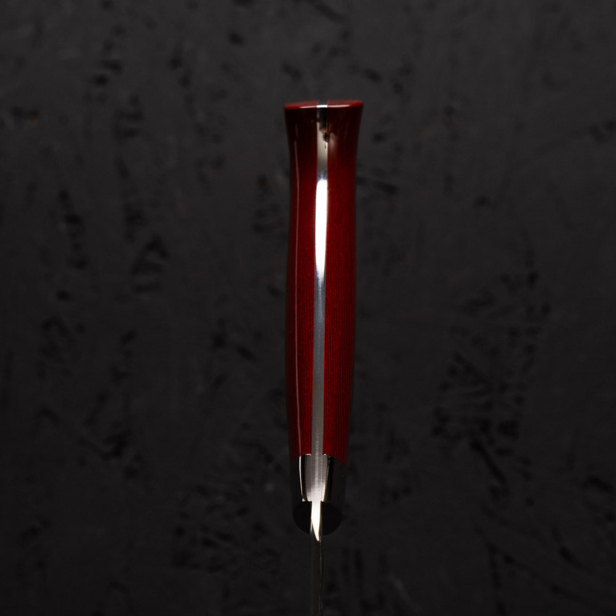 Takeshi Saji VG10 Forged Tsuchime Santoku - Red Weave