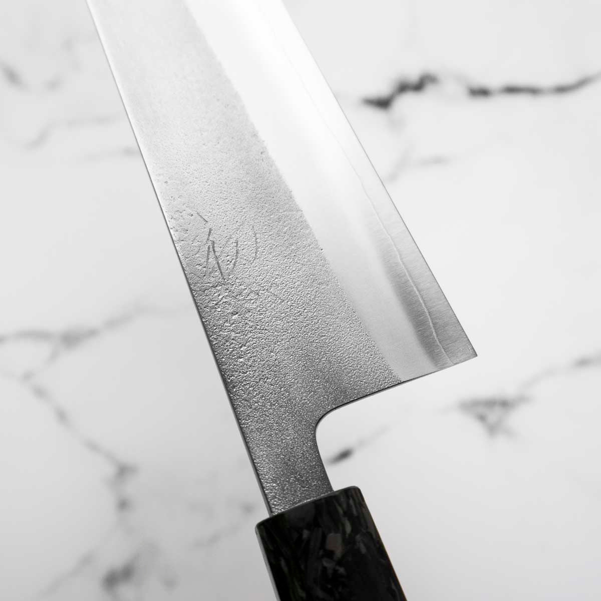Yoshikane (Hatsukokoro) SKD Nashiji Bunka 165mm - Carbon Fibre