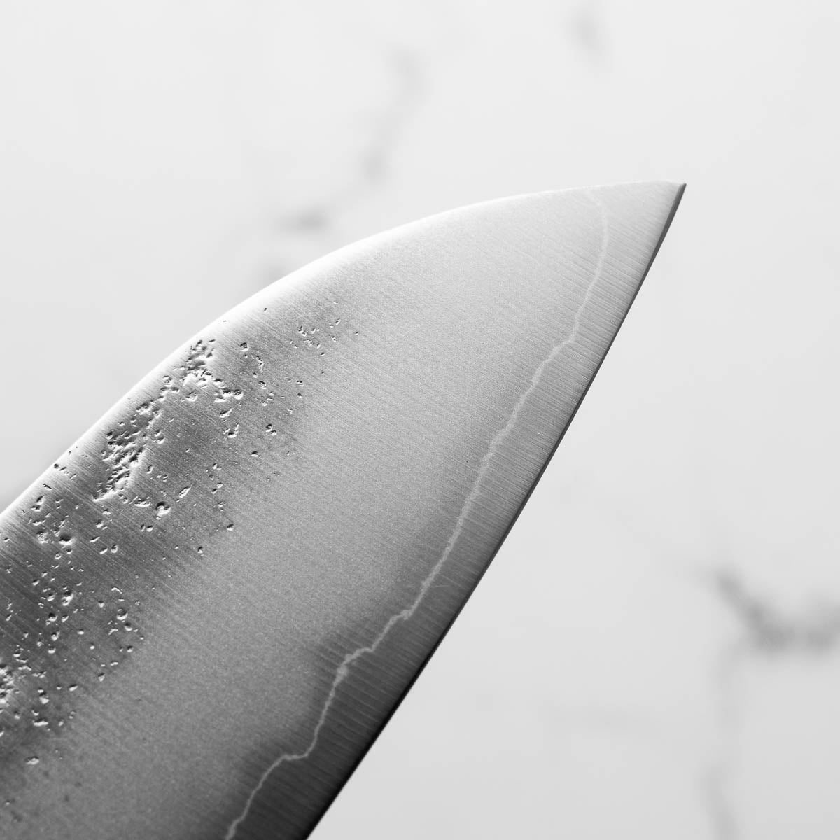 Hajimaru Ginsan Nashiji Santoku 170mm - Ebony