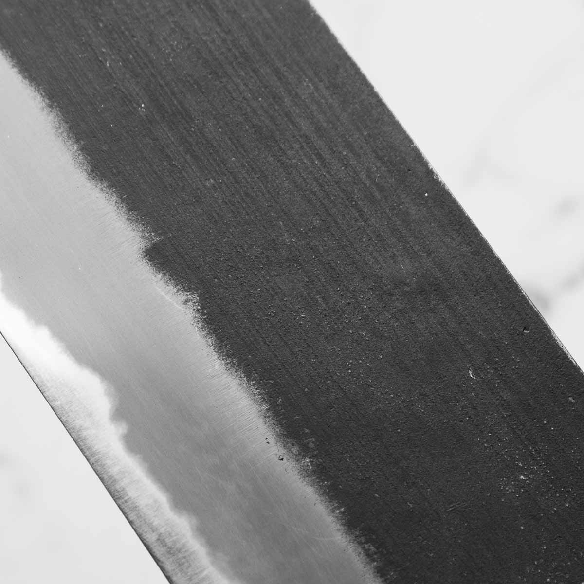 Mutsumi Hinoura Ajikataya White 2 Nakiri 165mm - Ebony / White Horn