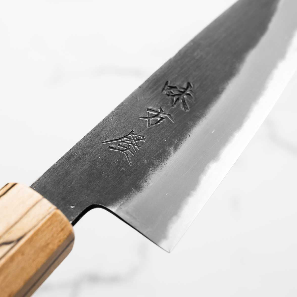 Mutsumi Hinoura Ajikataya White 2 Petty 135mm - Spalted Maple