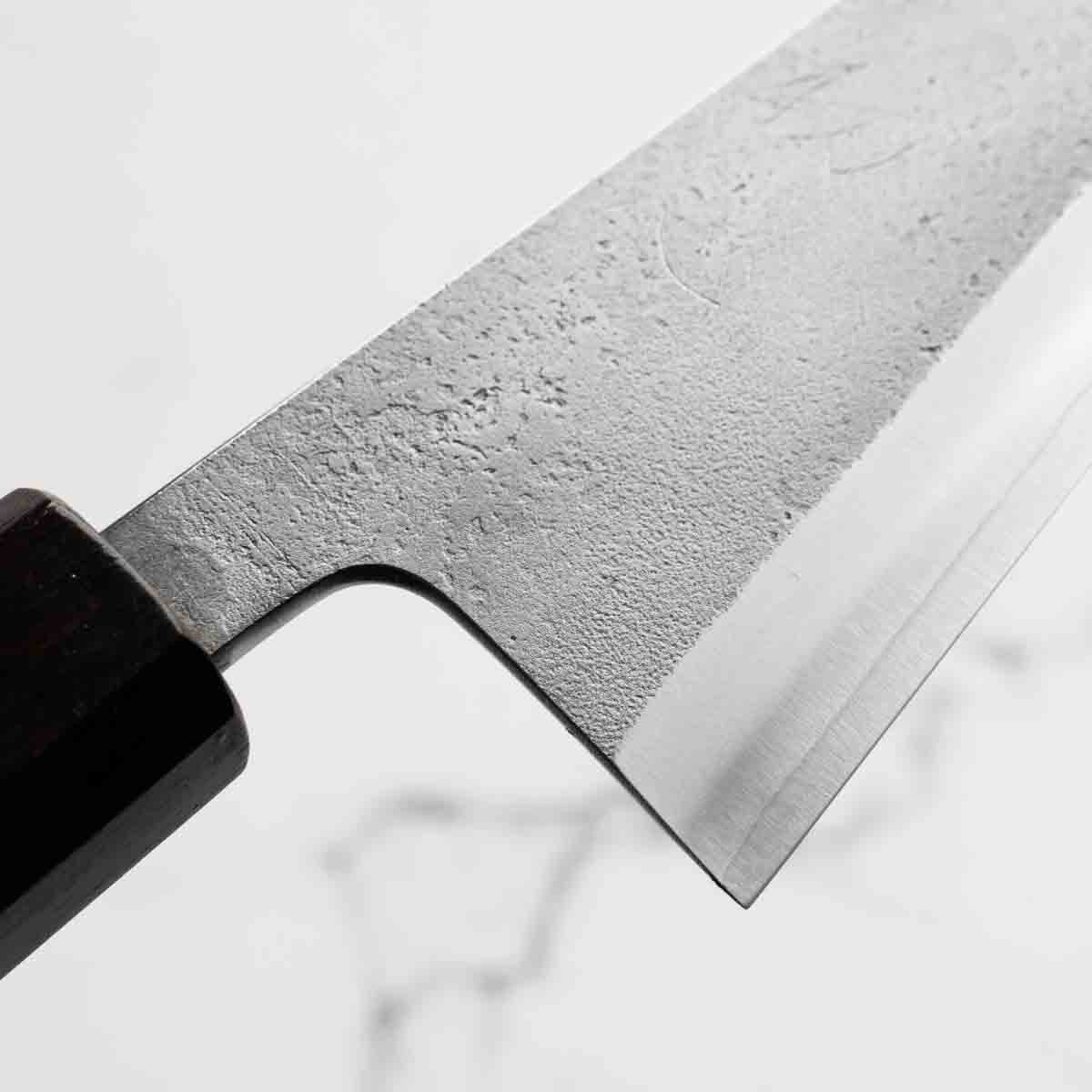 Yoshikane Hamono SKD Nashiji Honesuki 150mm - Ebony