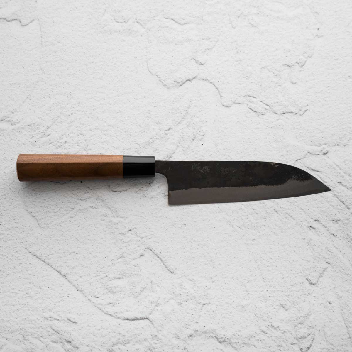 Fukamizu Blue 2 Santoku 150mm - blade detail
