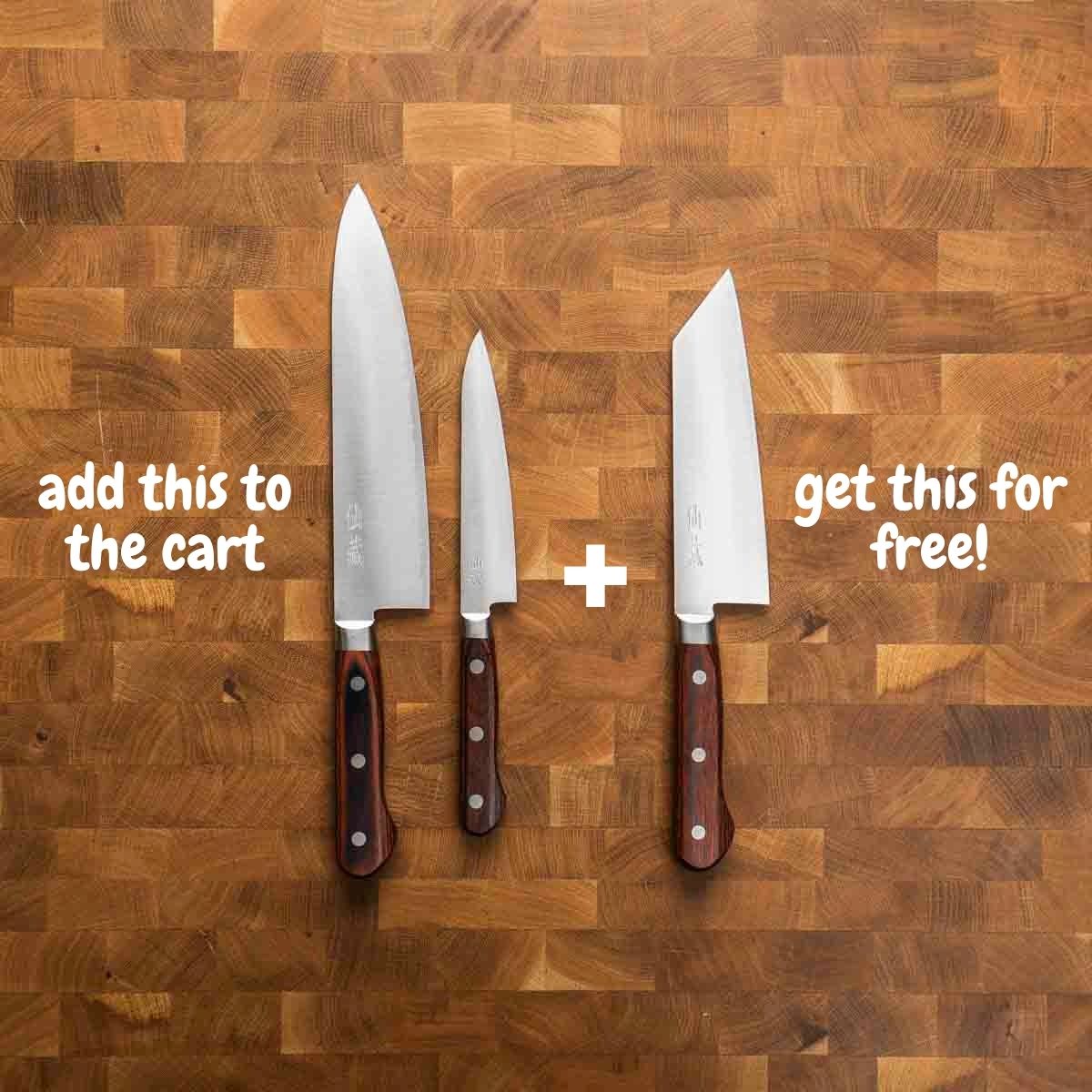 Senzo Clad Easter Deal + Free Bunka Knife
