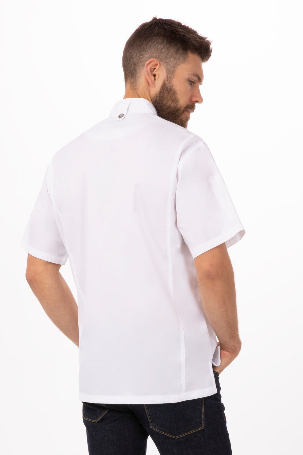 Men's Springfield Chef Jacket - White