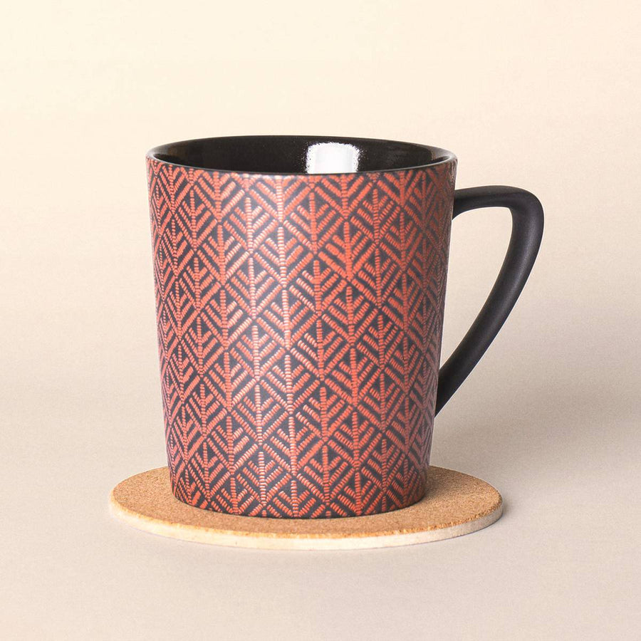 Mug | Black Stained Red Wooden | Limited Edition
