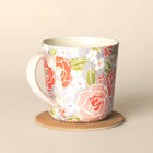 Mug — Painted Rose (Pink)